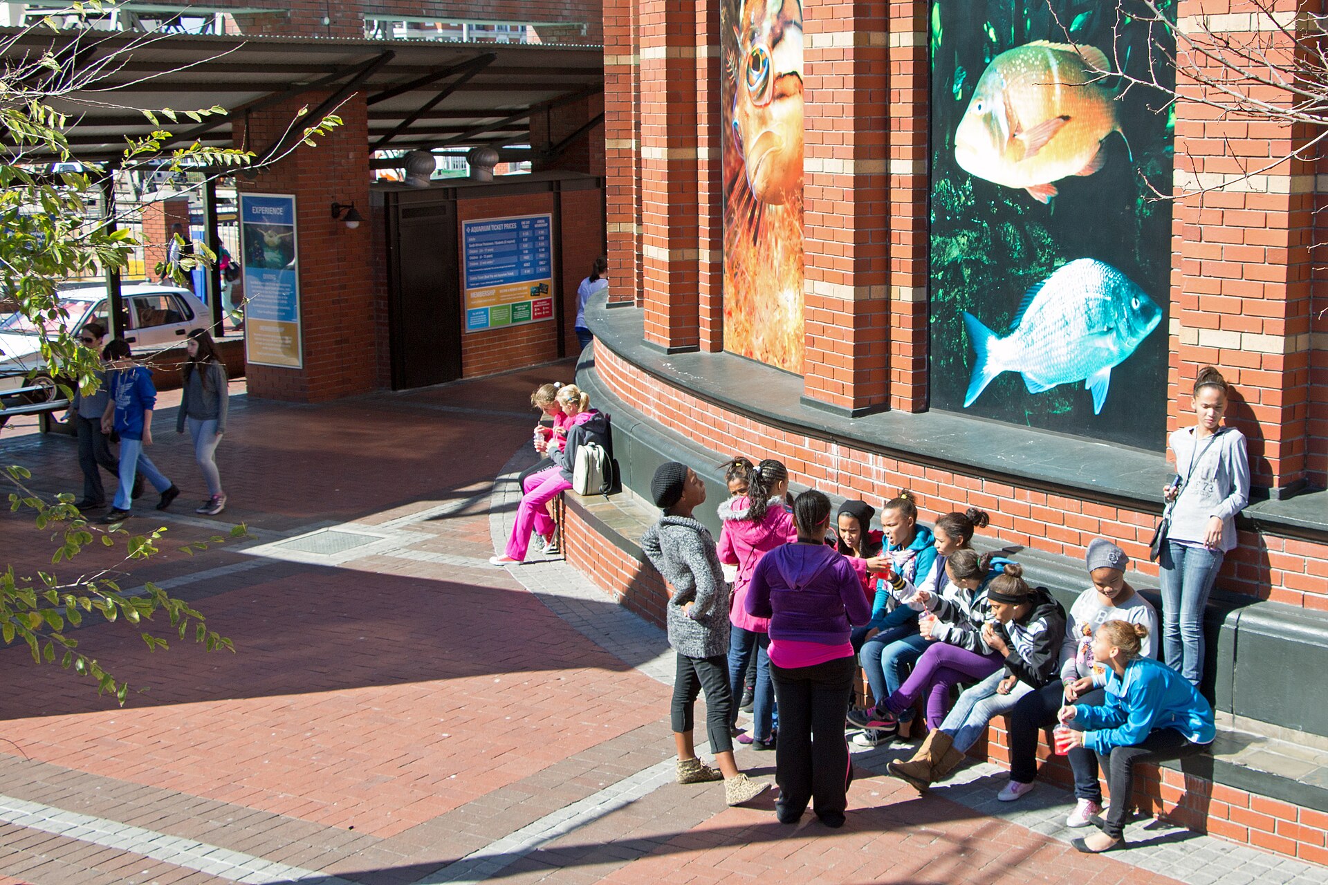Two Oceans Aquarium entrance at the V&A Waterfront, Cape Town