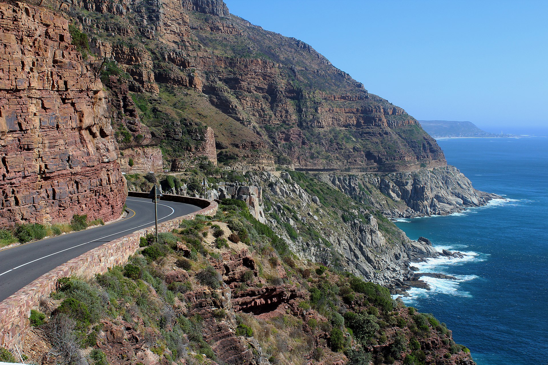Chapman's Peak Drive, a highlight of the Cape Town Cycle Tour route